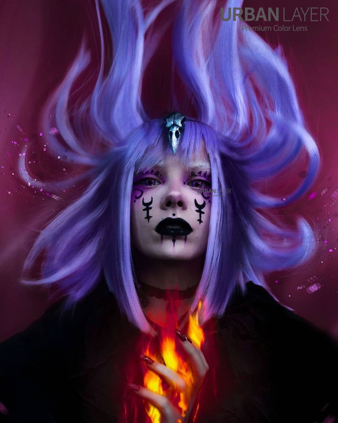 Halloween Anime Violet Contact
