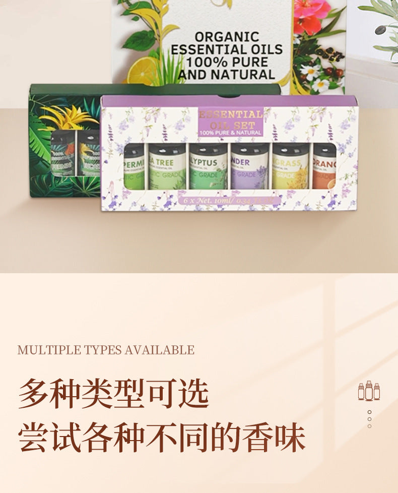Water-Soluble Plant Essential Oil Set – 6/8/12 Bottles | Aromatherapy Diffuser Oils