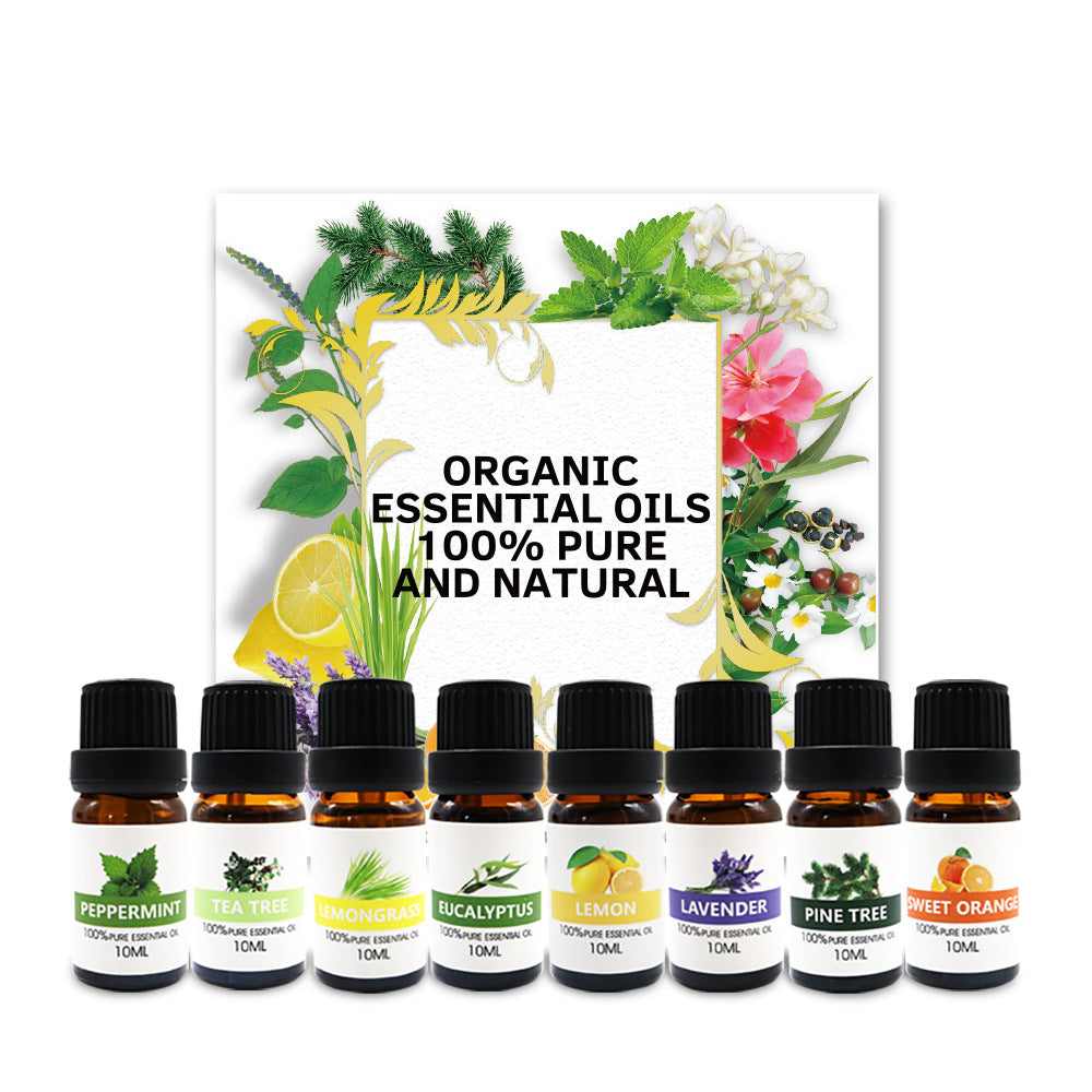 Water-Soluble Plant Essential Oil Set – 6/8/12 Bottles | Aromatherapy Diffuser Oils