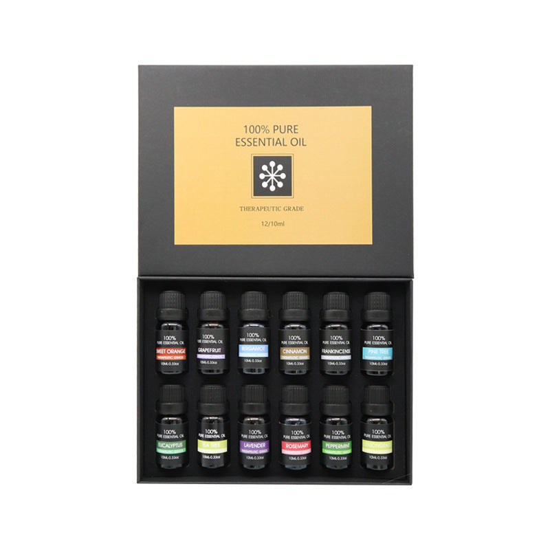 Water-Soluble Plant Essential Oil Set – 6/8/12 Bottles | Aromatherapy Diffuser Oils
