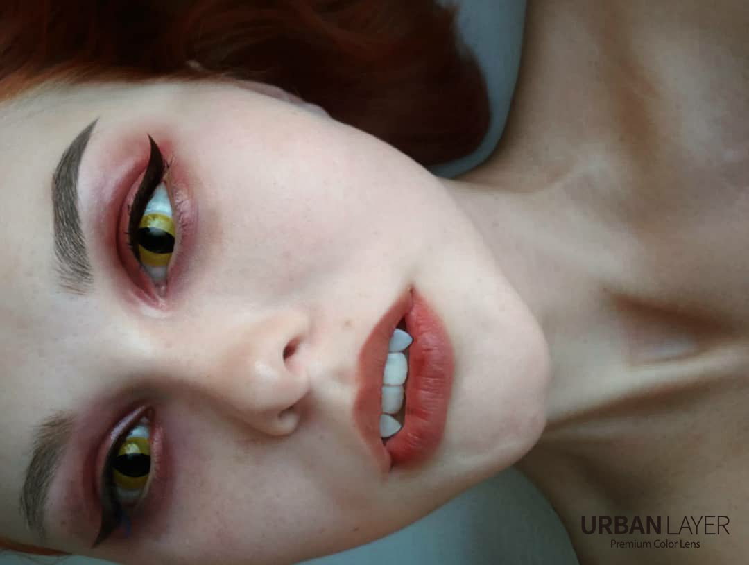 Halloween Yellow Cat Eye