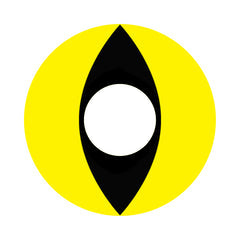 Halloween Yellow Cat Eye