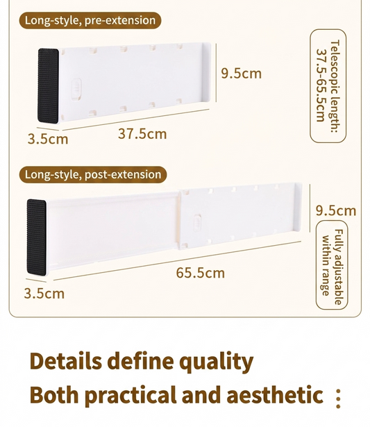Drawer storage divider board