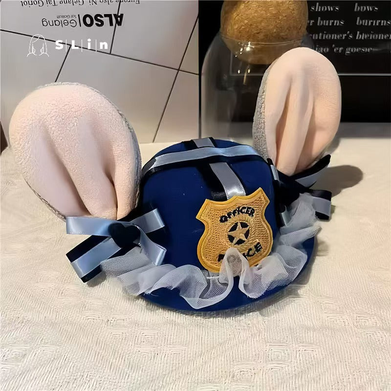 Kids Judy Hopps Costume Dress – Bunny Police Officer Full Cosplay Princess Lolita Outfit for Girls