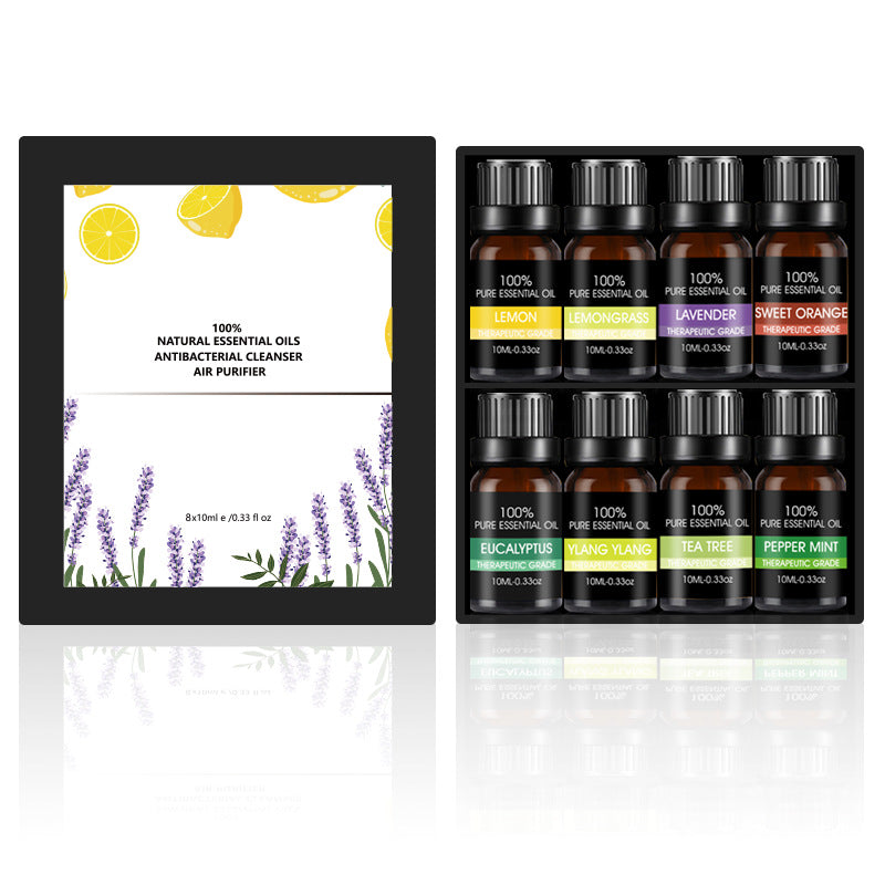 Water-Soluble Plant Essential Oil Set – 6/8/12 Bottles | Aromatherapy Diffuser Oils