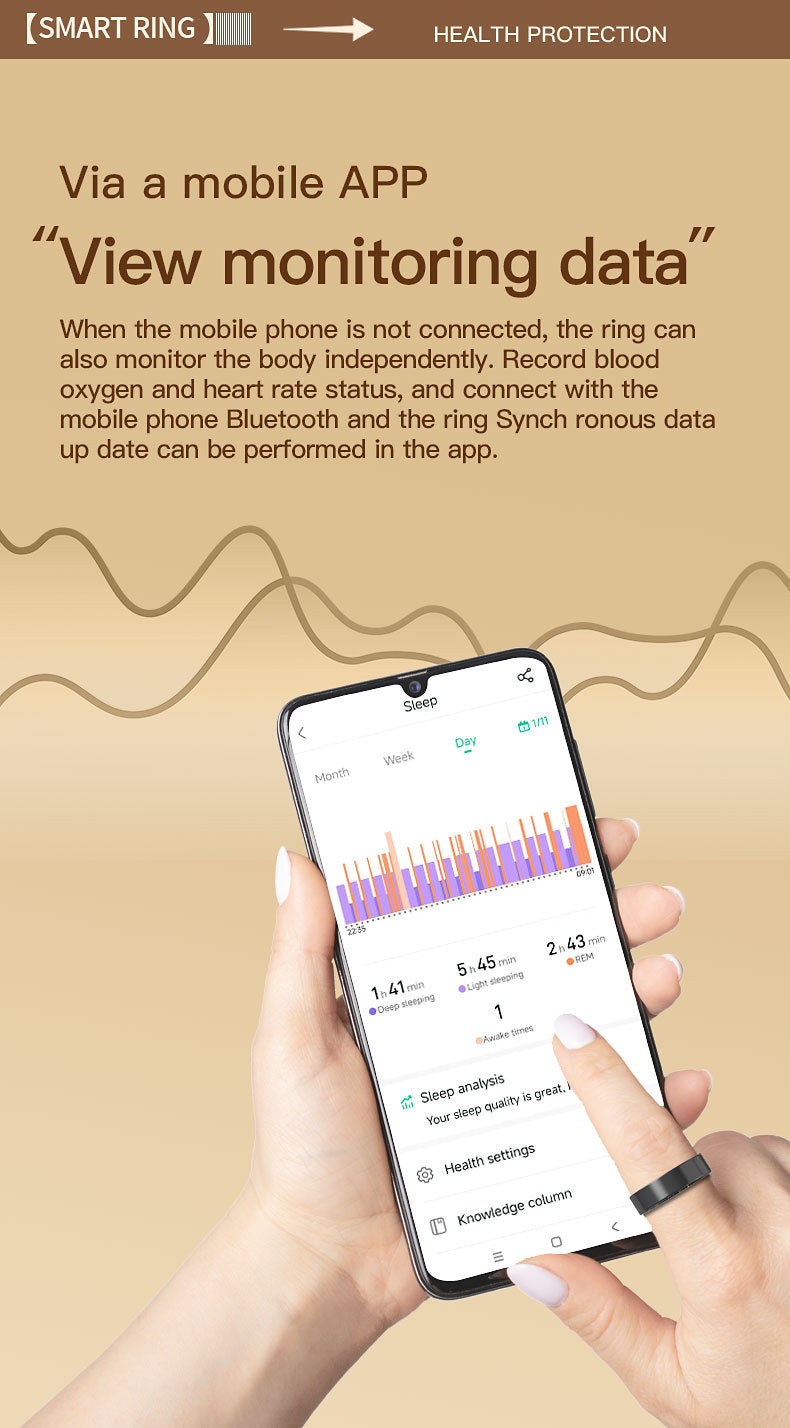 Smart Ring TK5 - Wearable Technology