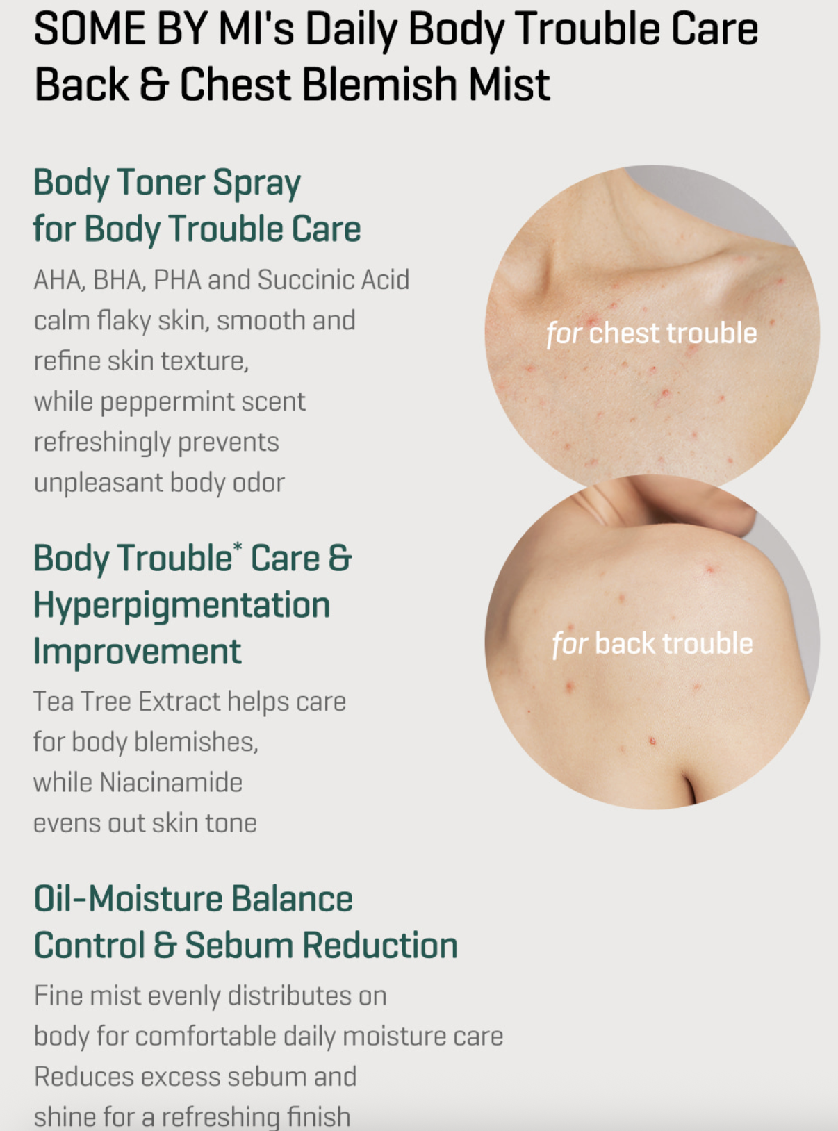 SOMEBYMI SOME BY MI - AHA, BHA, PHA Miracle Body Toner Mist